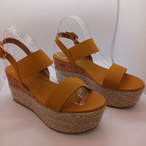NWOT Madden Girl Platform Espadrille Wedges